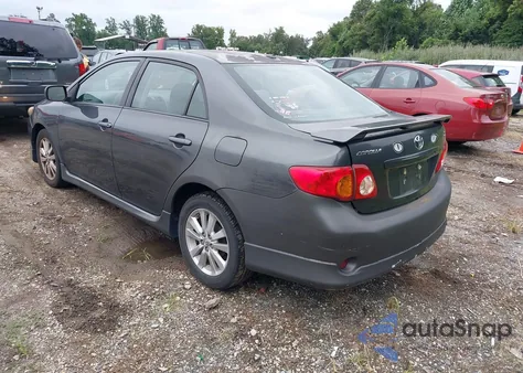 2009 Toyota Corolla S from USA, damaged, VIN 2T1BU40E39C085337
